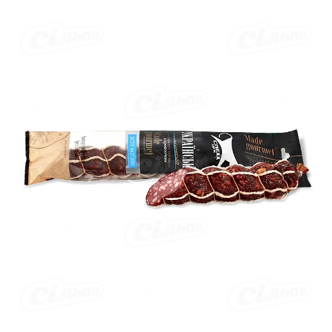 Ковбаса «Алан» «Спец Цех» «Українська» сиров'ялена вищого ґатунку, 1 кг