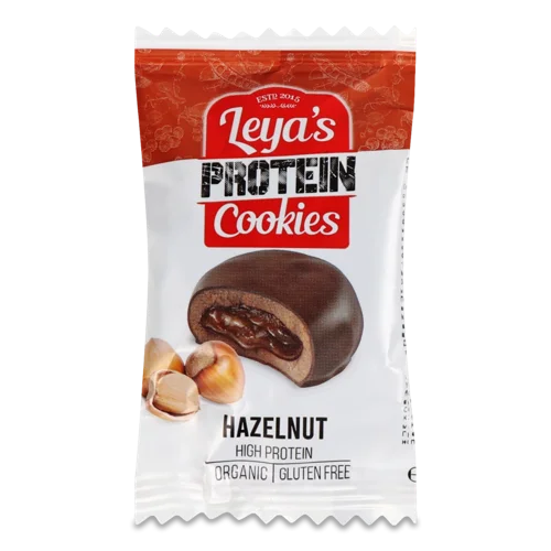 Протеїнове Печиво Leya's З Лісовим Горіхом Темного Шоколаду, 150г