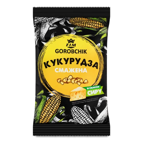 Смажена Кукурудза Зі Смаком Сиру Gorobchik, м/у 50г