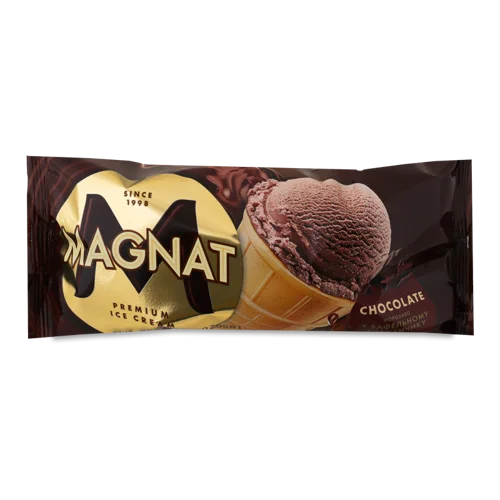 Морозиво Шоколадне 12% у Вафельному Стаканчику, В/ґ, 70г