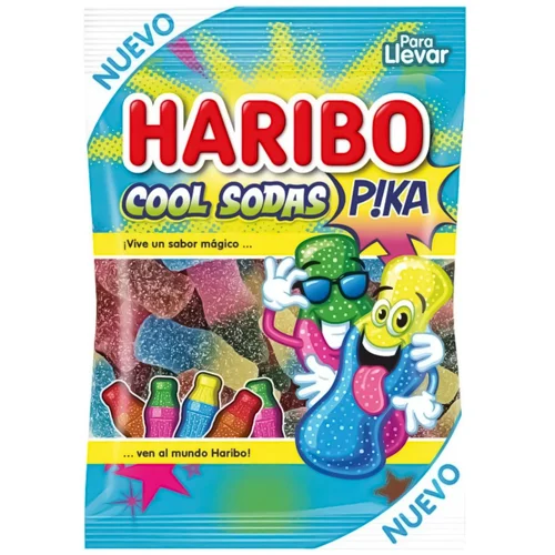 Цукерки Haribo Cool Sodas Pika 100г