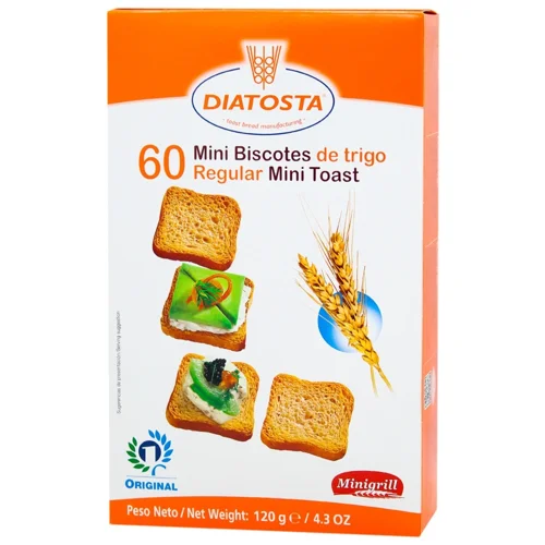Тости пшеничні Diatosta Minigrill 120г