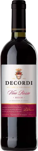 Вино Decordi Rosso Secco 0,75л 10,5%