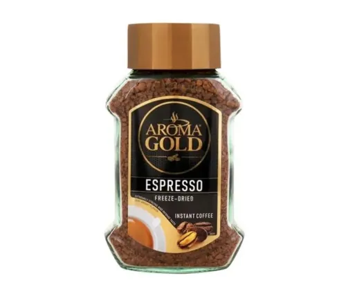 Кава Aroma Gold без кофеїну розчинна, 100г