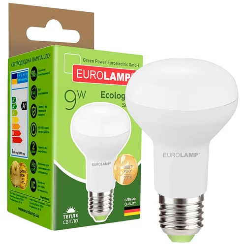 Лампа Eurolamp LED R63 9W E27 3000K
