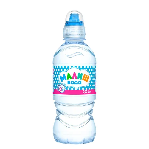 Вода мінеральна Малиш дитяча негазована 0,33л