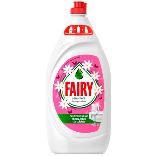 Засіб для миття посуду Fairy Sensitive Алое вера та жасмин 1,35л