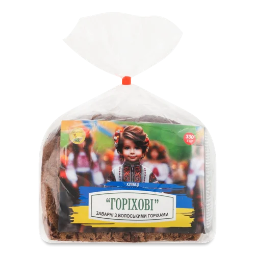 Хлібці Заварні З Волоськими Горіхами, в/ґ, 330г