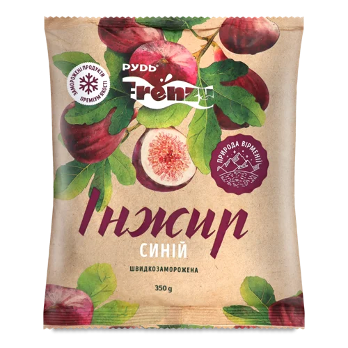 Інжир Синій Швидкозаморожений Вищого Ґатунку Frenzy Рудь, 350г