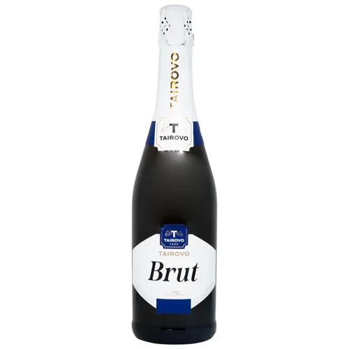 Напій винний ігристий Tairovo Brut білий сухий 9-12% 0,75л
