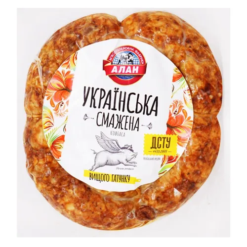 Ковбаса Алан Українська смажена вищого гатунку вагова