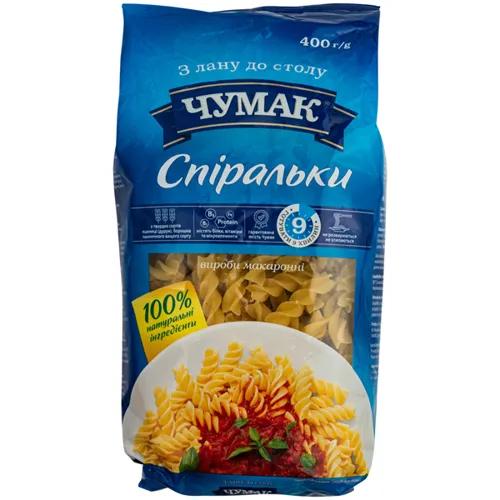Макаронні вироби Чумак Спіраль, 450г