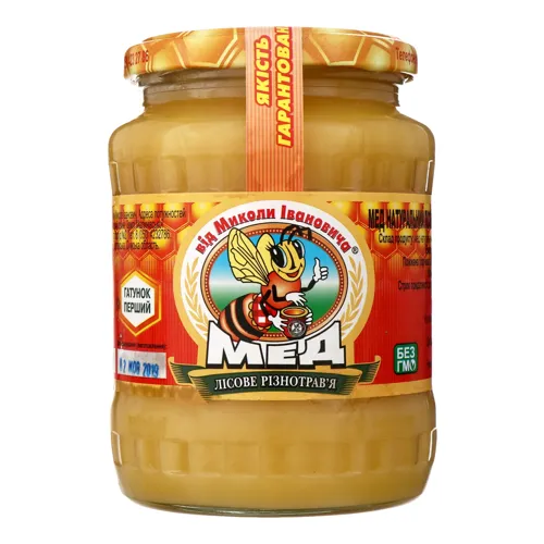 Мед Лісове різнотрав'я від Миколи Івановича с/б 1000г