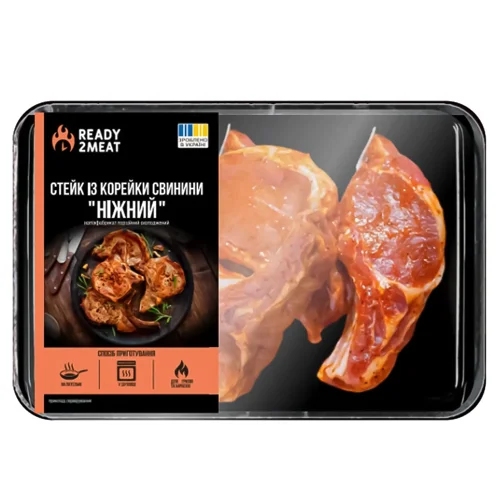 Стейк з корейки свинини СМК Ready 2 Meat Ніжний охолоджений