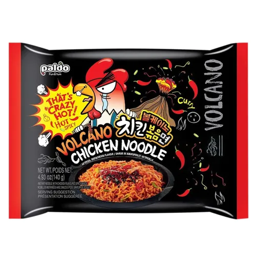 Локшина Paldo Volcano Chicken з куркою дуже гостра швидкого приготування 140г