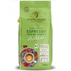 Кава в зернах Tempelmann Aurelias 100% Bio 1 кг