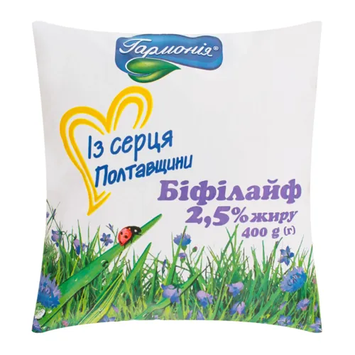 Біфілайн 2.5% Гармонія м'який у упаковці 400г