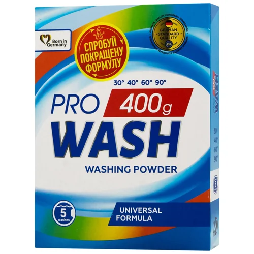 Пральний порошок Pro Wash універсальний 400г