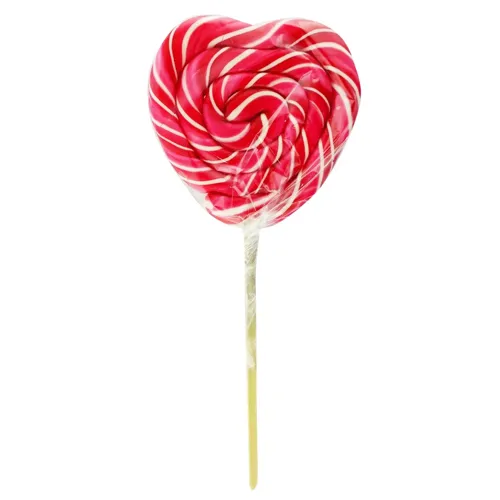 Льодяники на паличці Roks Сердце з фруктово-ягідними смаками 82,5г