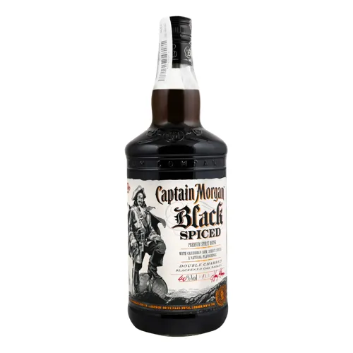 Напій алкогольний 1л 40% на основі рому Black Spiced Captain Morgan