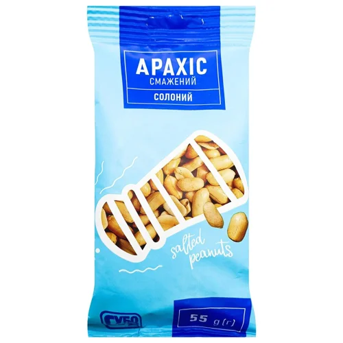 Арахіс Субота 55 г пак. солоний
