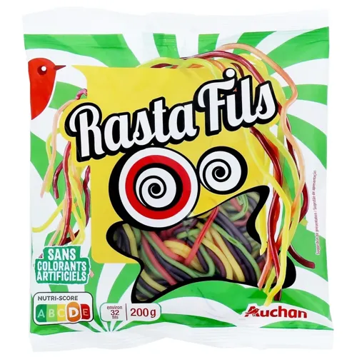 Цукерки-желе Ашан Rasta Fils 200г