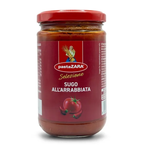 Соус Pasta Zara араб'ята з помідорів та перцю чилі