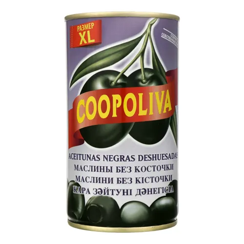 Маслини без кісточки Coopoliva з/б 350г