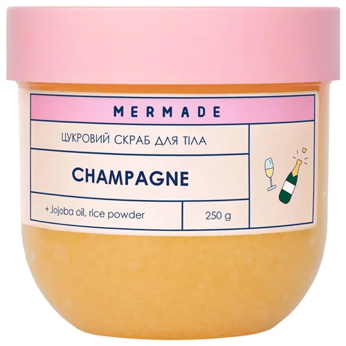 Скраб для тіла Mermade Champagne цукровий 250г
