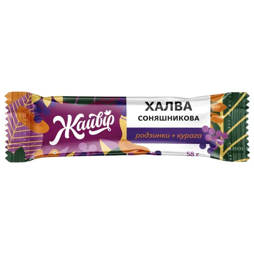 Халва Жайвір Фруктовий мікс соняшникова 58г
