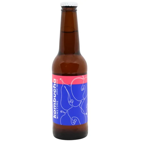 Комбуча Winetime Груша-яблуко 0,33л