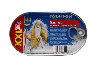 Шпроти в томатному соусі Poseidon 300 г