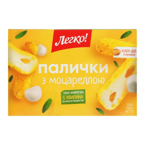 Палички з моцарелою заморожені Легко! к/у 300г