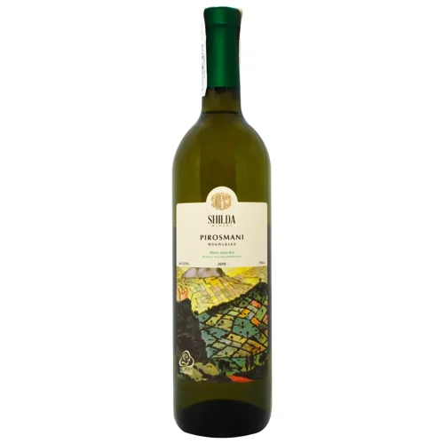 Вино Shilda Pirosmani біле напівсухе 12,5% 0,75л