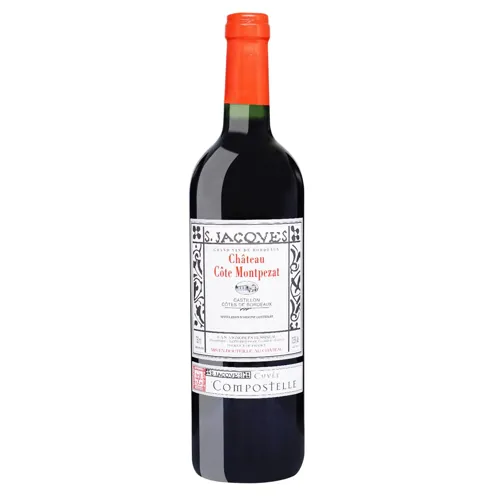 Вино Chateau Cote Montpezat Cuvee Compostelle Rouge Castilon Cotes de Bordeaux червоне сухе 13,5% 0,75л
