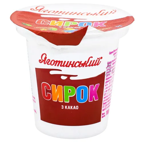 Сирок Яготинський солодкий з какао 7,4% 100г