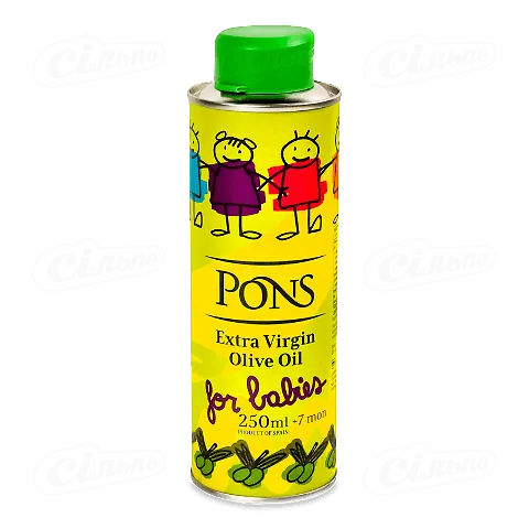 Олія оливкова Pons Babies Extra Virgin, 250мл