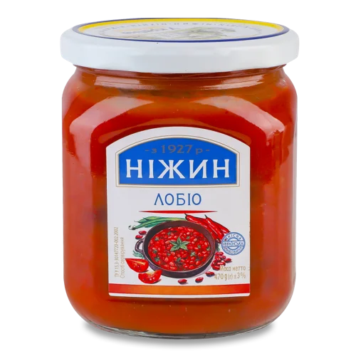 Квасоля Червона В Аджичному Соусі Лобіо, с/б 470г