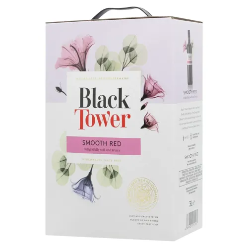 Вино Black Tower Smooth Red червоне напівсолодке 12% 3л