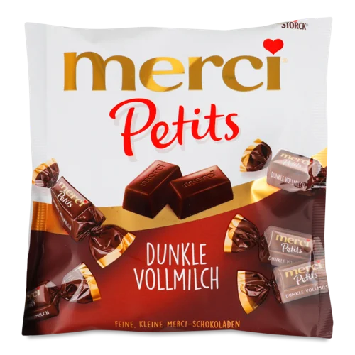 Цукерки Dark Milk Chocolate, В/ґ, 125г