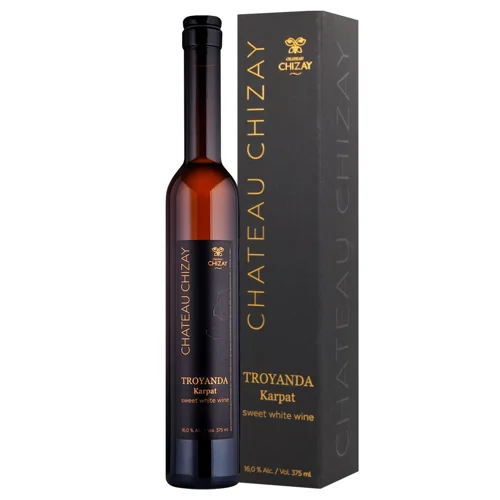 Вино Chateau Chizay Troyanda Karpat біле солодке 16% 0,375л
