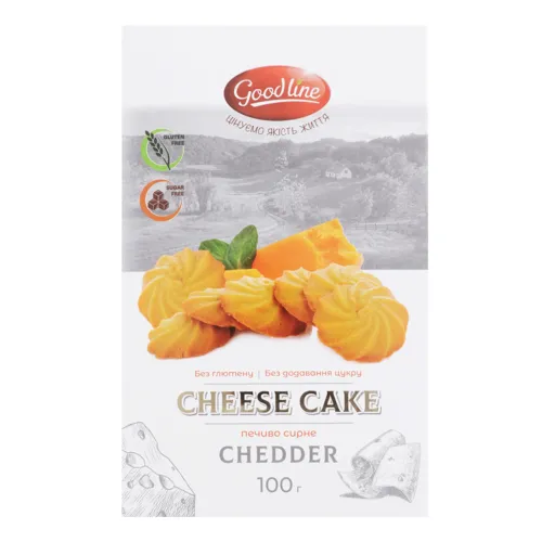 Печиво сирне Chedder Good Line к/у 100г