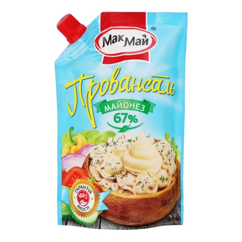 Майонез 67% Провансаль Мак Май д/п 300г