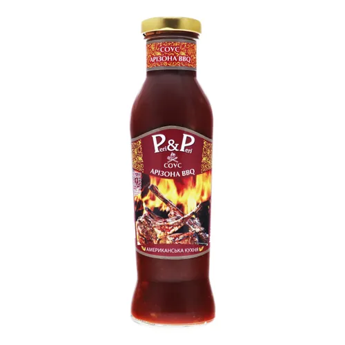 Соус Арізона BBQ Peri&Peri у пластиковій пляшці 320г