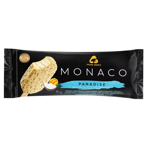 Морозиво Monaco Paradise кокос-манго-маракуйя 75г
