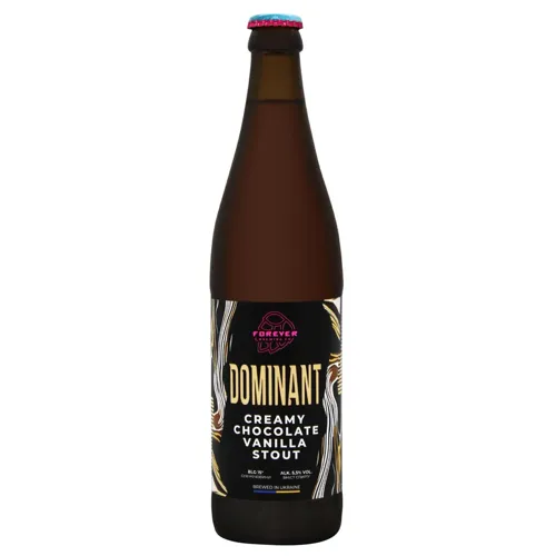 Пиво темне нефільтроване Forever Dominant 5,5%, 0,5л