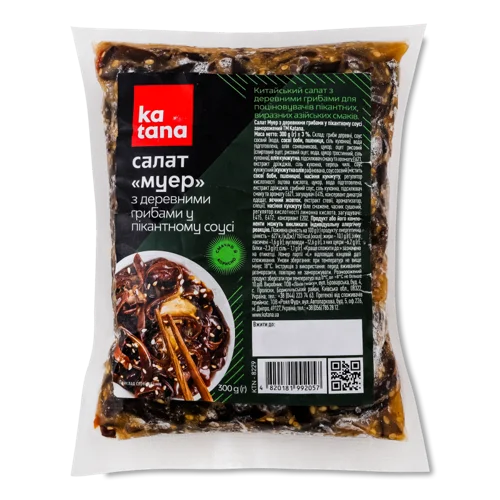 Салат Заморожений З Деревними Грибами У Пікантному Соусі Муер В/у, 300г