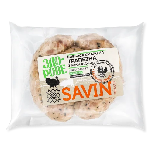 Ковбаса З М'яса Птиці Смажена Трапезна Savin Product, кг