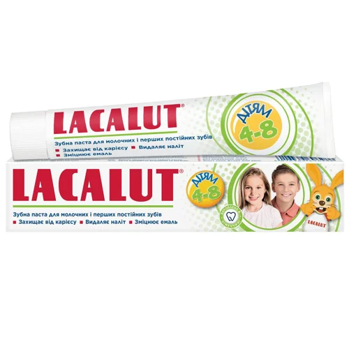 Зубна паста дитяча Lacalut 4-8 років 50мл