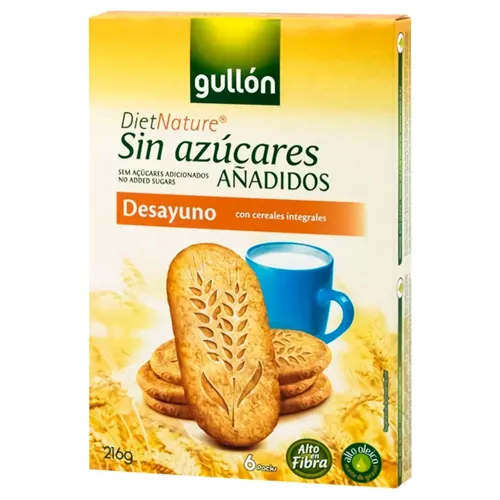 Печиво Gullon Diet Nature злакове без цукру 216г